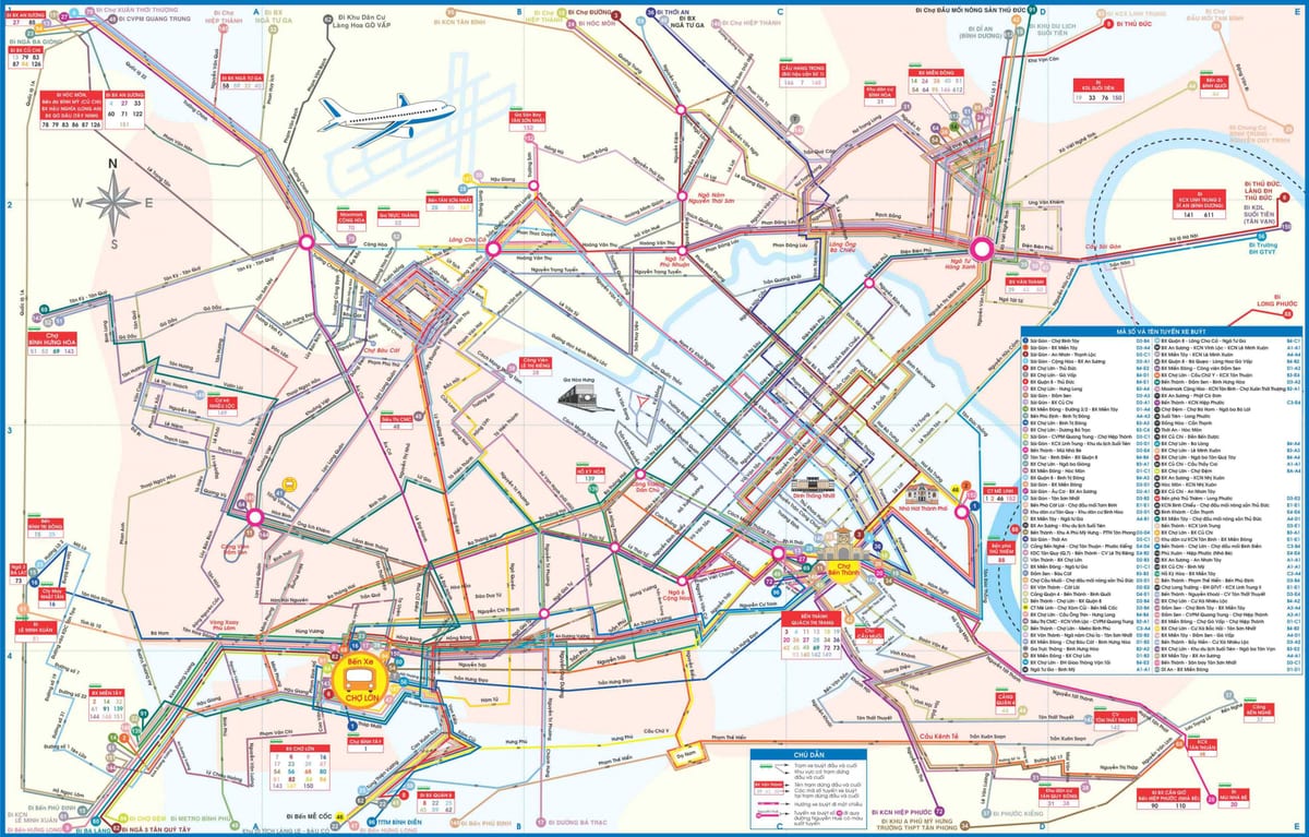 ho chi minh city bus map