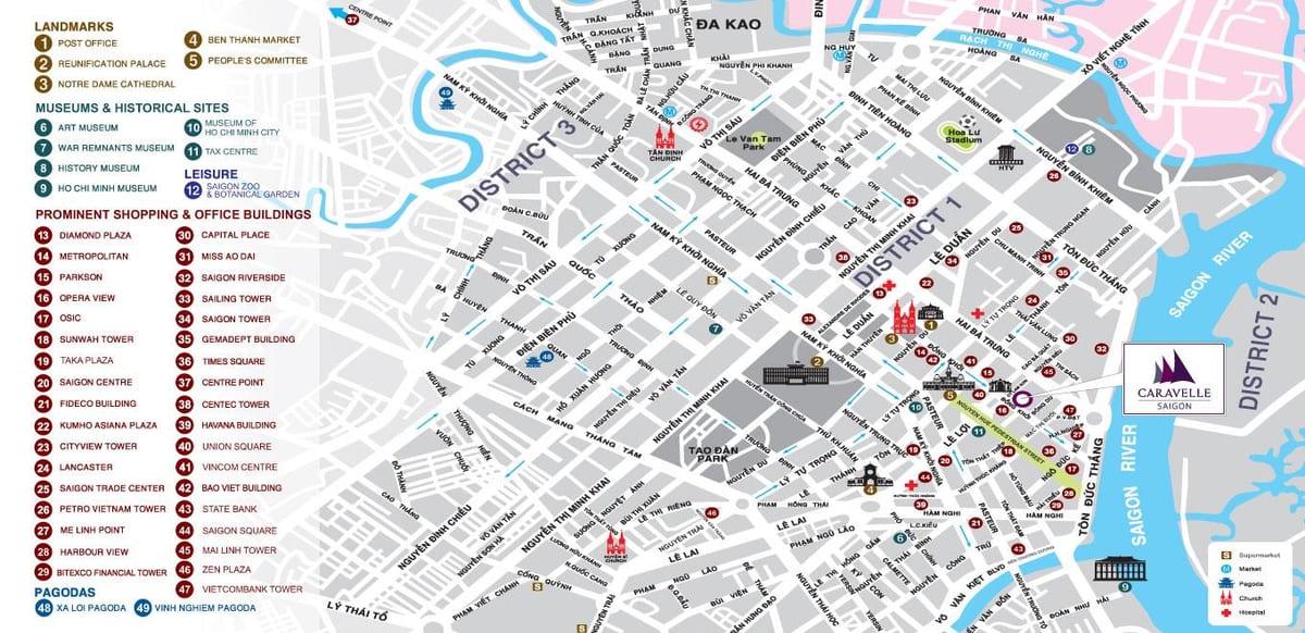 map hcmc district 1