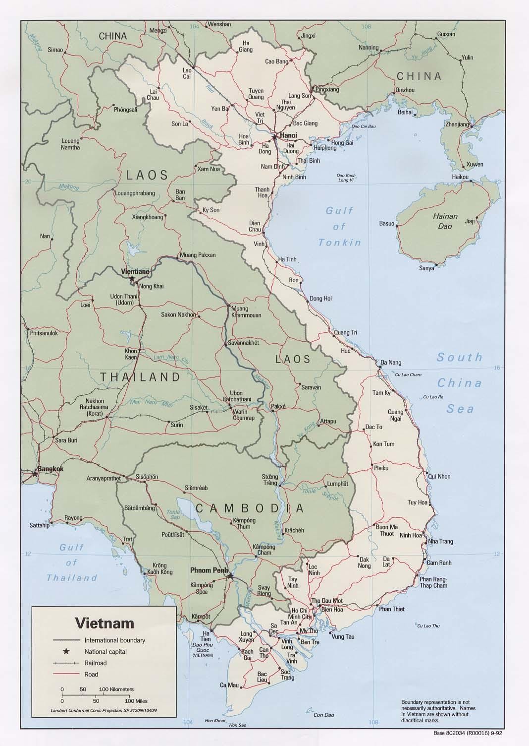 Map of ho chi minh port