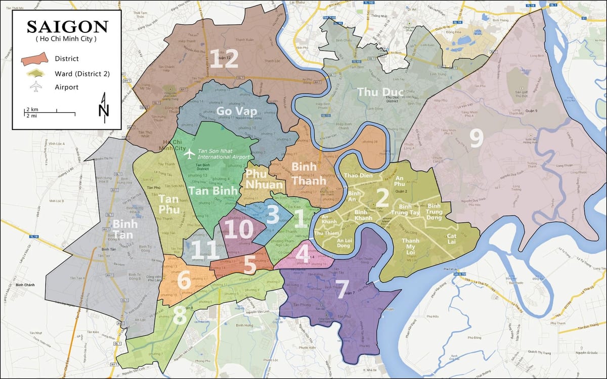 map sai gon