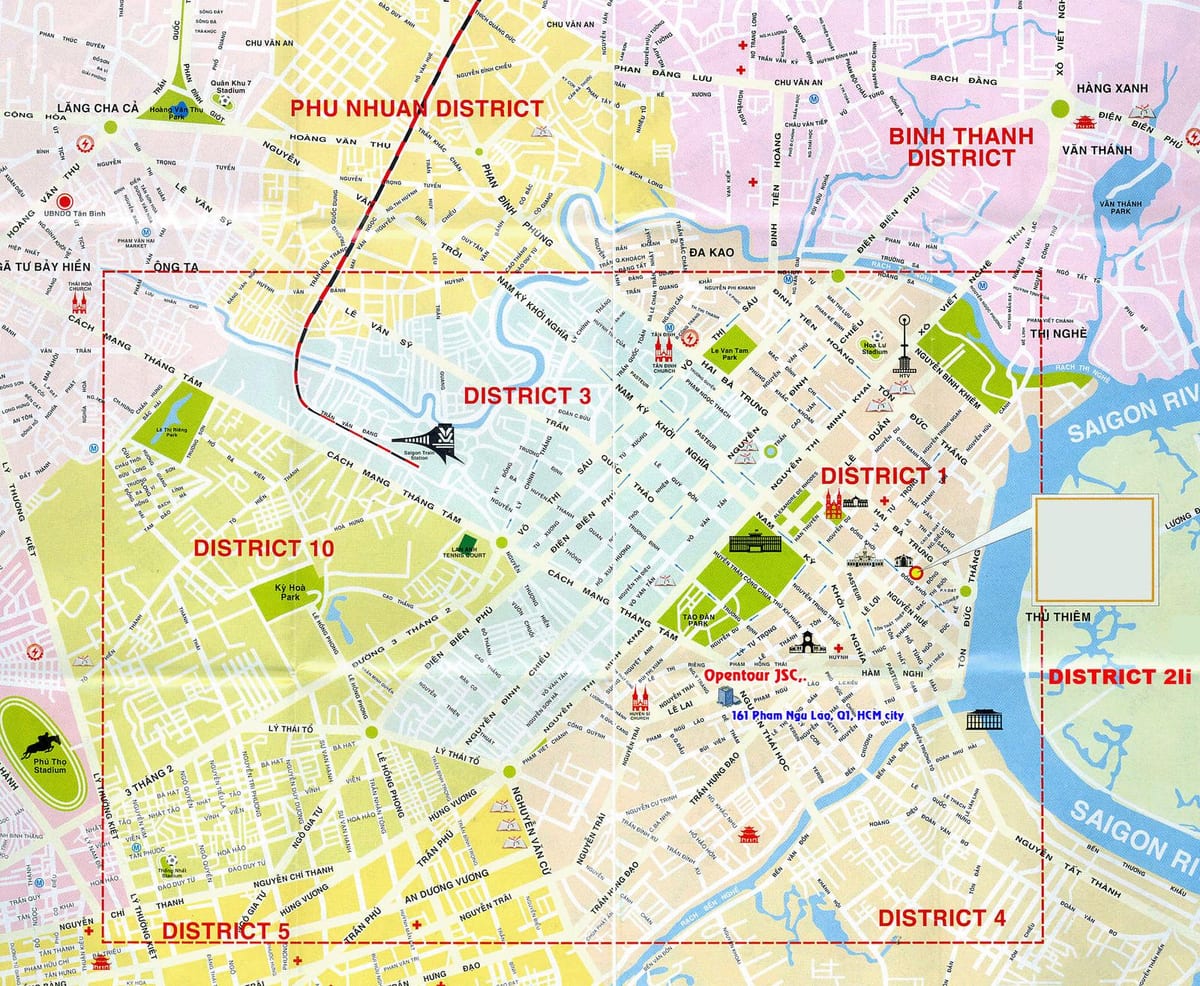 sai gon map