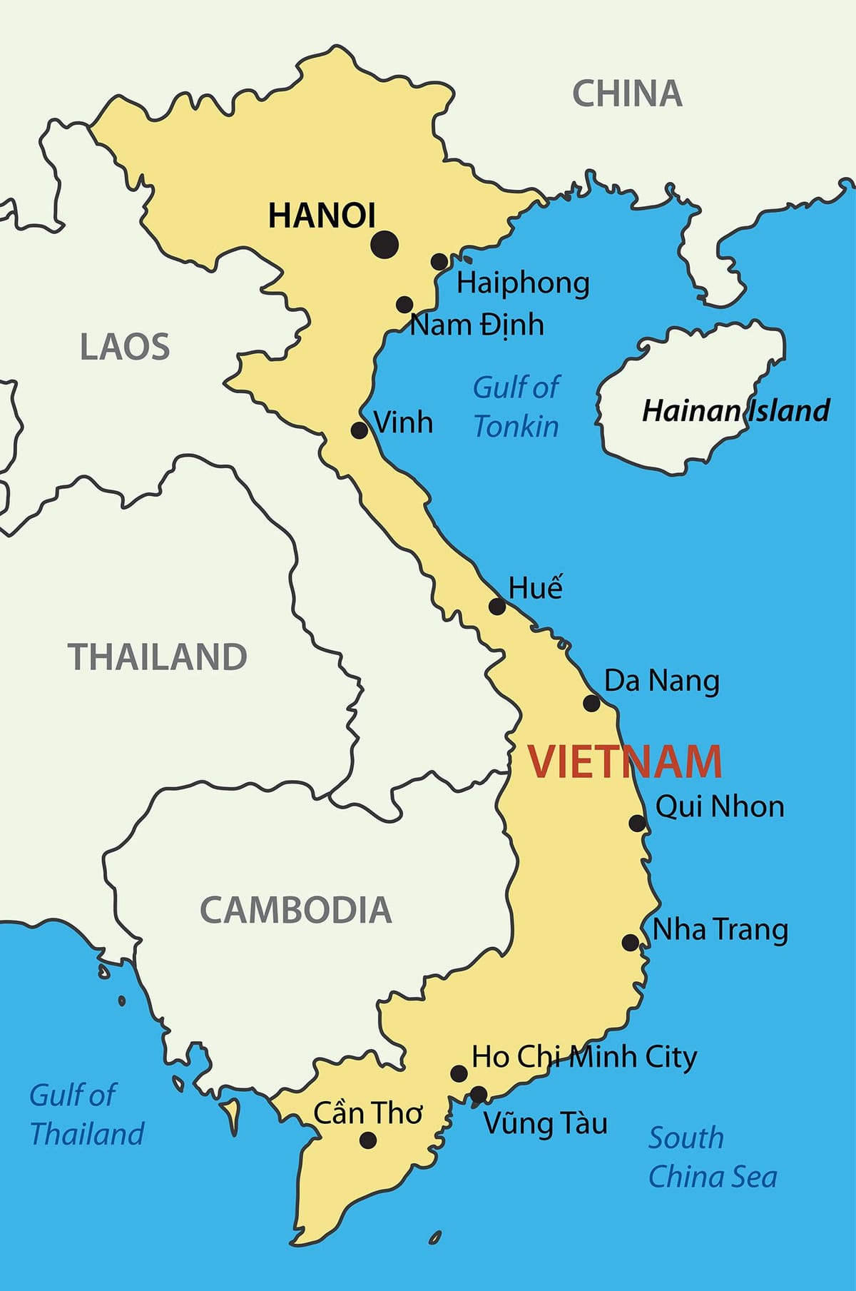 Map of saigon vietnam